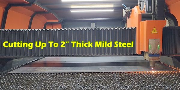 Fiber laser cutting thick plate